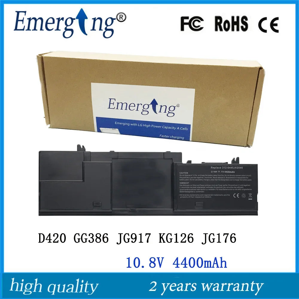 6cells 11.1V New Laptop Battery for Dell  Latitude D420 D430 KG126 JG917 JG768 JG181 JG176 JG168 JG166 GG386 FG442