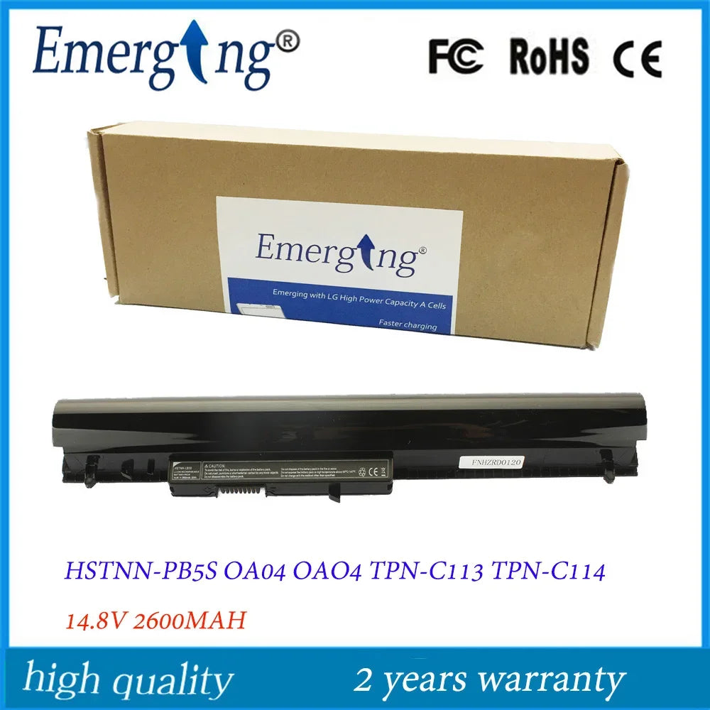 14.4V New Laptop Battery for HP OA04 240 246 G3 CQ14 CQ15 G2 G3 HSTNN-LB5S Pavilion 14 R020 R024 TU TPN-C116