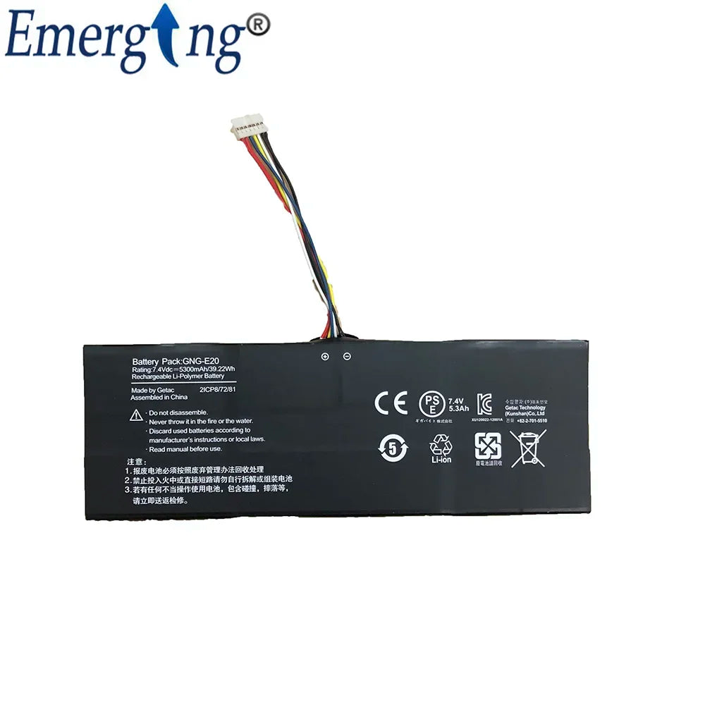 7.4V 39.22WH New Laptop Battery for GIGABYTE Ultrabook U21MD GNG-E20 2ICP8/72/81