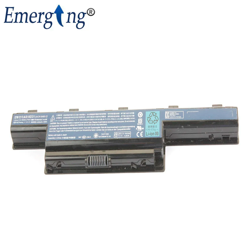 10.8V 48wh Original  New Laptop Battery For Acer 4738ZG 5741G 5750 5741G 4750G 4741G  AS10D31 AS10D41 AS10D51 AS10D61