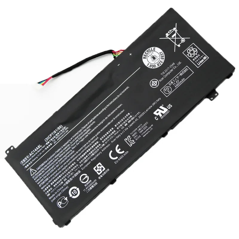 11.4V 4605mAh AC14A8L Original Laptop Battery For Acer Aspire VN7-571 VN7-571G VN7-591 VN7-591G VN7-791G MS2391 KT.0030G.001