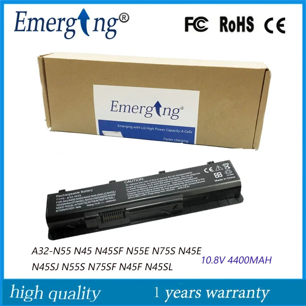 New Laptop Battery for ASUS A32-N55 N45 N45SF N55E N75S N45E N45SJ N55S N75SF N45F N45SL N55SF N75SJ N45J