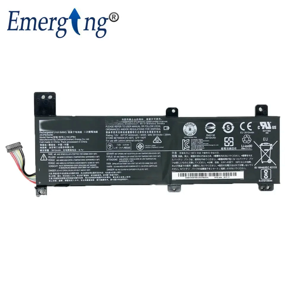 7.6V 30WH New Battery L15C2PB4 For Lenovo xiaoxin  310-14ISK 310-14IKB  L15L2PB2 L15M2PB2 L15C2PB2 L15L2PB3