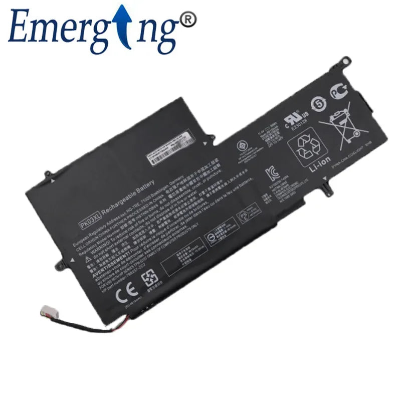 11.4V 56WH New Original Laptop Battery PK03XL for HP Spectre Pro X360 Spectre 13 HSTNN-DB6S 6789116-005