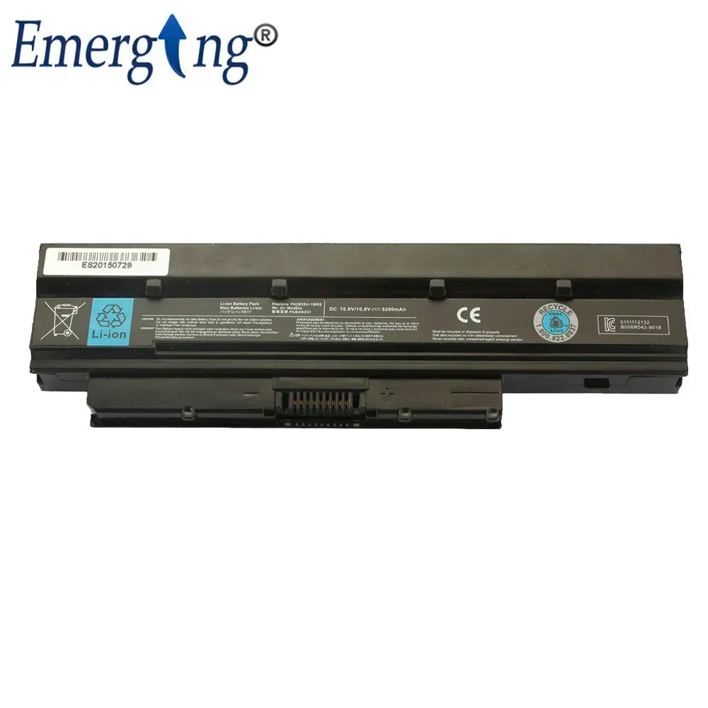 New Laptop Battery For Toshiba Satellite T210D PA3820U-1BRS PA3821U NB500 NB505 NB525 PABAS231 DynaBook MX/34MBL