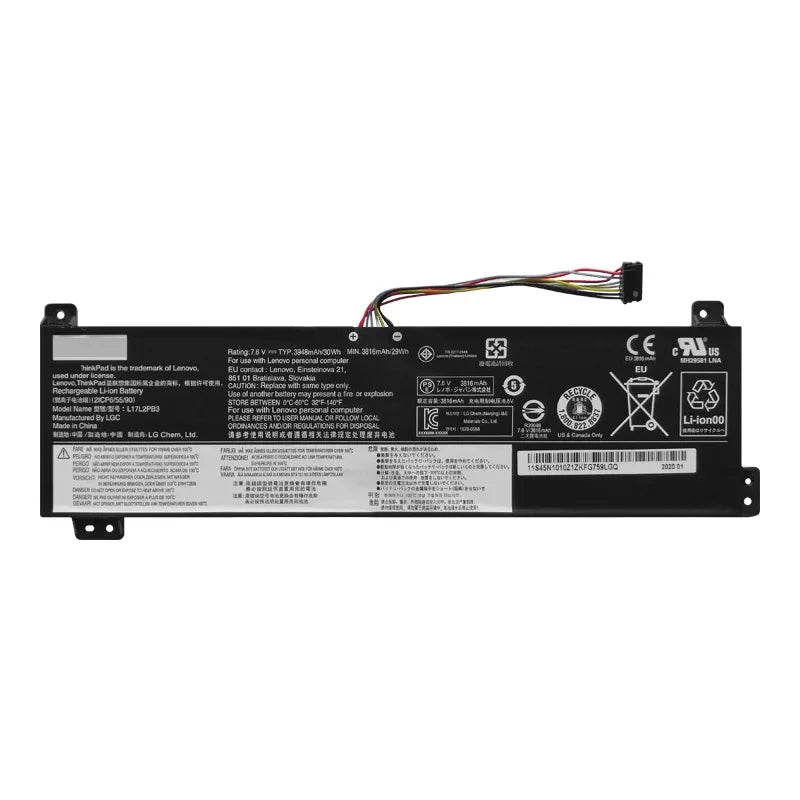 7.6V 30WH Original L17L2PB4 Battery for Lenovo V330-15Ikb V530-14 V530-15 V130-15IKB L17L2PB3 L17M2PB3 L17C2PB3 L17M2PB4