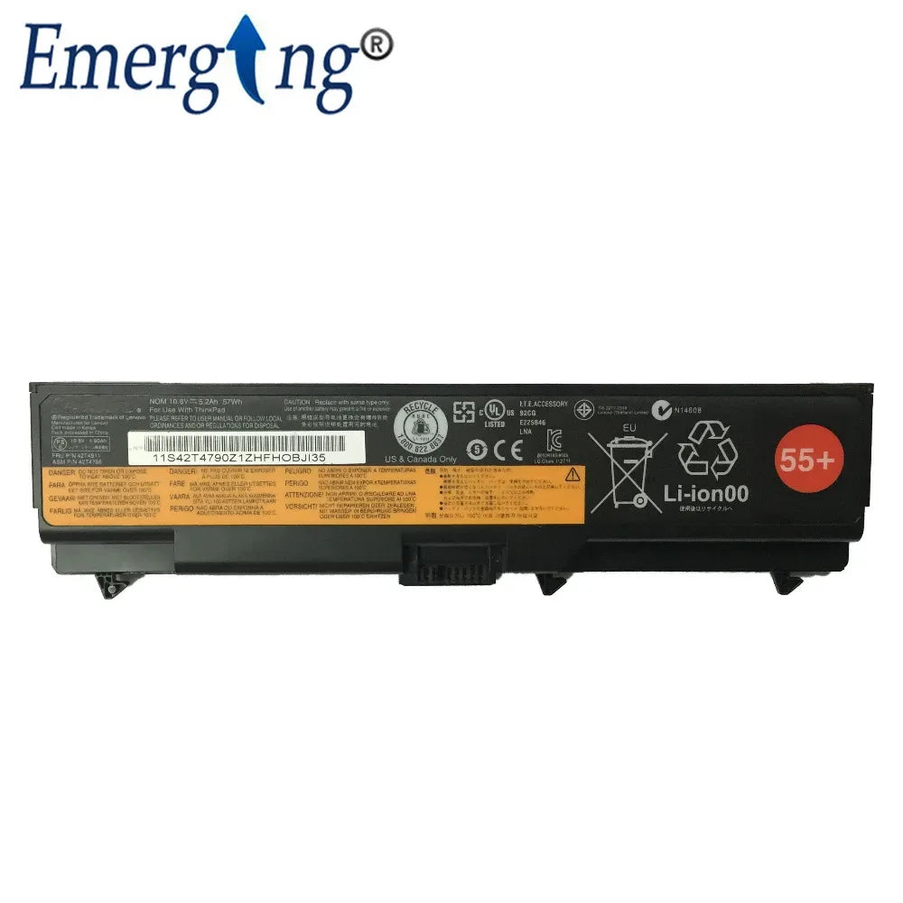 10.8V 57WH Original Laptop Battery for Lenovo ThinkPad 42T4911 42T4912 L410 L412 L420 L421 W510 L510 L520 L512 W520 T410 T510