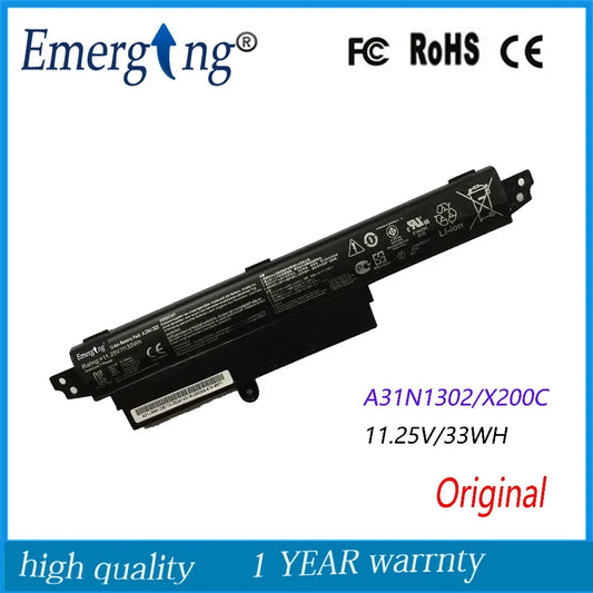 New Laptop Battery for ASUS VivoBook A31N1302 X200CA X200MA X200M X200LA F200CA 200CA 11.6" A31LMH2