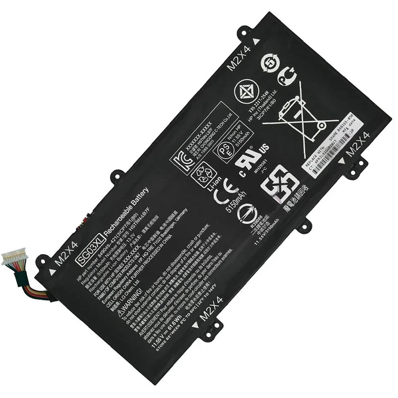 11.55V 61.6WH SG03XL Original Laptop Battery for HP  M7-U009DX HSTNN-LB7E TPN-I126 3ICP7/61/80