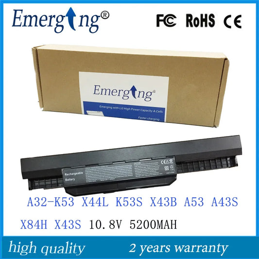 10.8v 5200mah New Laptop Battery for ASUS A32-K53 K43 K43E K43J K43S K43SV K53 K53E K53F K53J K53S K53SV A43 A53