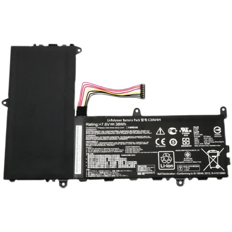 7.6V 38WH  Laptop Battery C21N1414 For ASUS EeeBook X205T X205TA X205TA-BING-FD015B F205TA-FD0064TS F205TA-FD0066TS