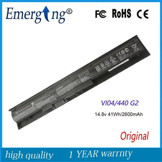 14.8V 41Wh Original Laptop Battery for HP VI04 440 G2 HSTNN-LB6K TPN-Q144 TPN-Q140  Envy 14 15 Pavilion 15 17 HSTNN-DB6I