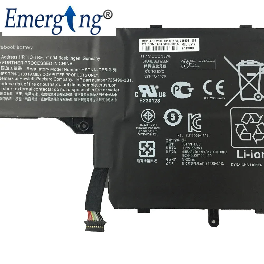 11.1V 33WH New Original Laptop Battery for HP Split 13-M010DX HSTNN-IB51 WO03XL