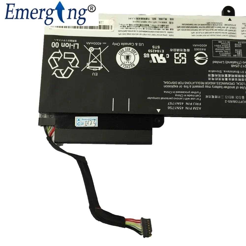 11.3V 47WH New Original  Laptop Battery for Lenovo 45N1754 45N1755 45N1756 45N1757 E450 E455 E450C series