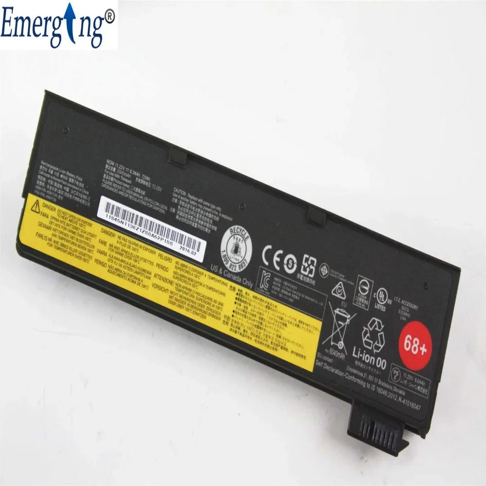 11.22V 72wh New Original Battery for Lenovo ThinkPad T440S T440 X240 S440 S540 45N1125 68+