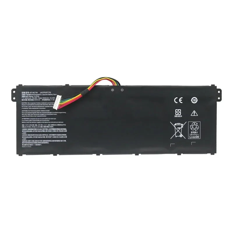 15.4V 55.9Wh  AP18C7M Laptop Battery For Acer KT00407008 4ICP5/57/79 Spin  5 SP513-54N Swift 3 SF313-52-50CH