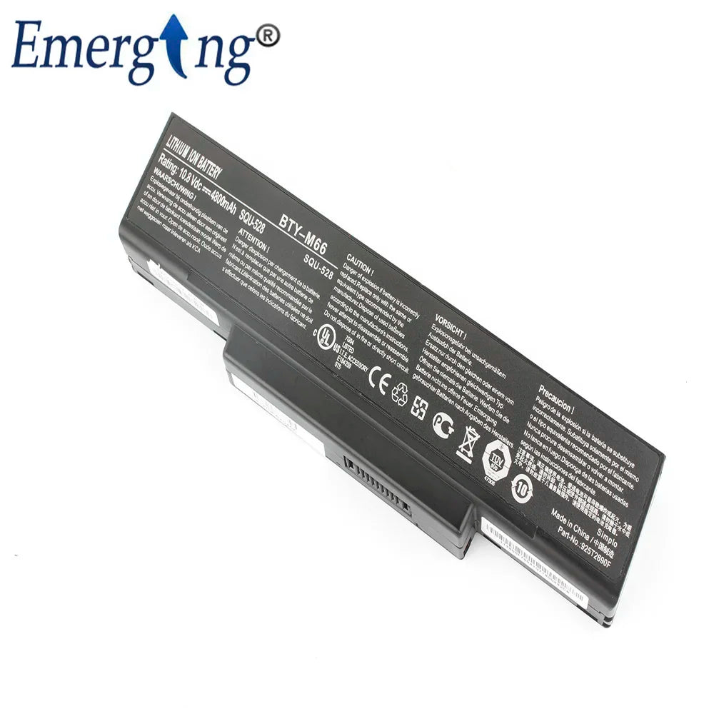 10.8V 4400mah New Laptop Battery For Asus S62 S92 SQU-528 SQU-529 SQU-601 SQU-605 SQU-706