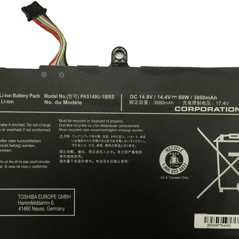 New Laptop Battery for Toshiba Tecra Z40T-A1410 Z50-A-11H 4INP7/60/80 PA5149U-1BRS