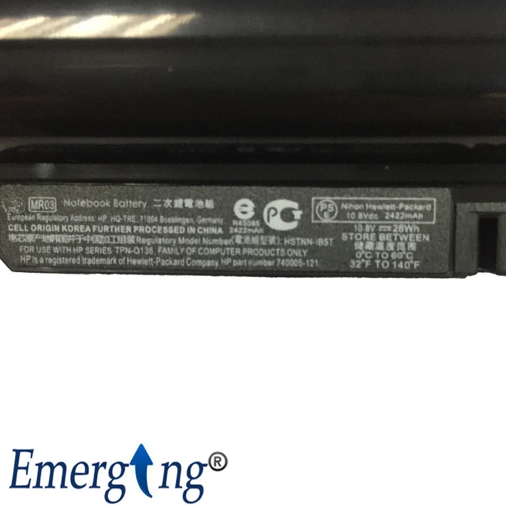 10.8V 28WH New Laptop Battery for HP Pavilion 10 TouchSmart MR03 HSTNN-IB5T 740005-121