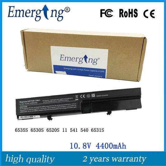 6Cells New Laptop Battery for HP  Business Notebook 6520S 6530s 6531s 6535S 540 541 516