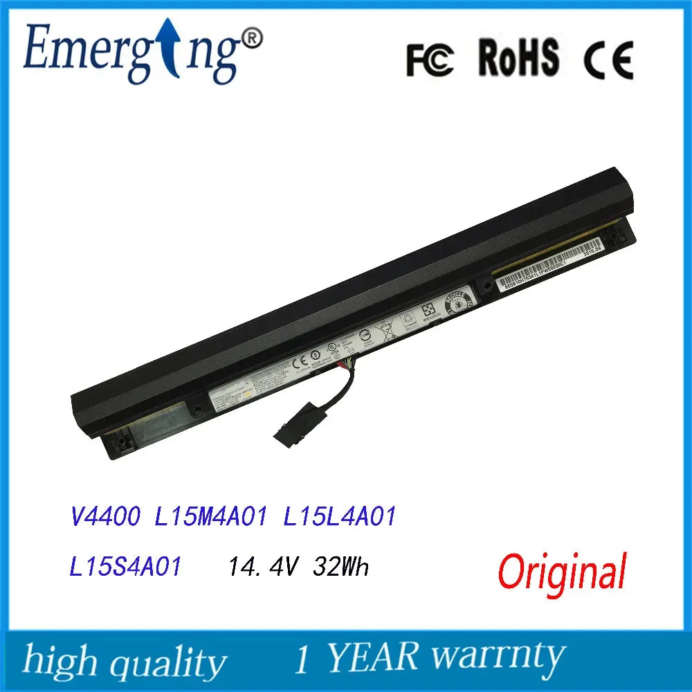 14.4V 32Wh Original  New  Laptop Battery for Lenovo Ideapad  v4400 Series L15S4A01 L15L4A01 100-15IBD