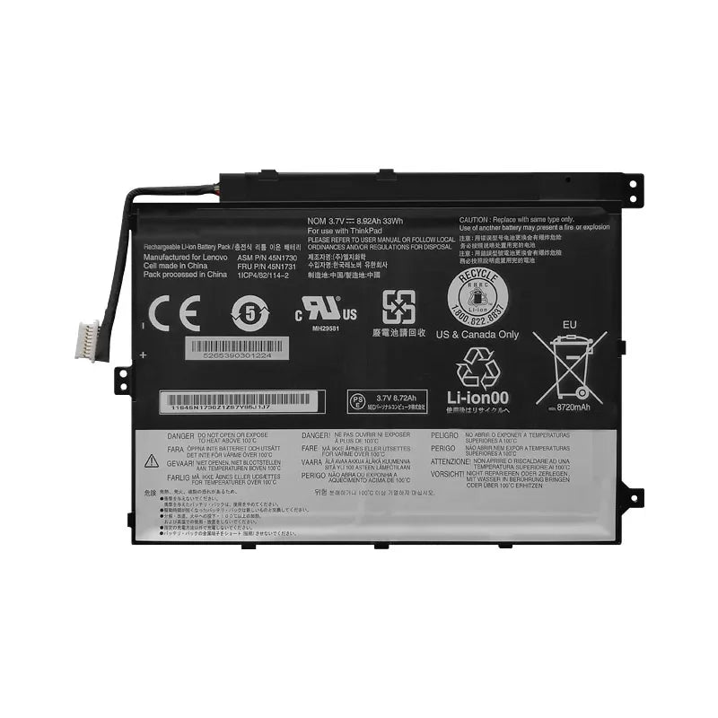 3.75V 33Wh 45N1726 Battery for Lenovo Thinkpad 10 Z3795 tablet 45N1727 45N1728 45N1729 45N1730 45N1731 45N1732 45N1733