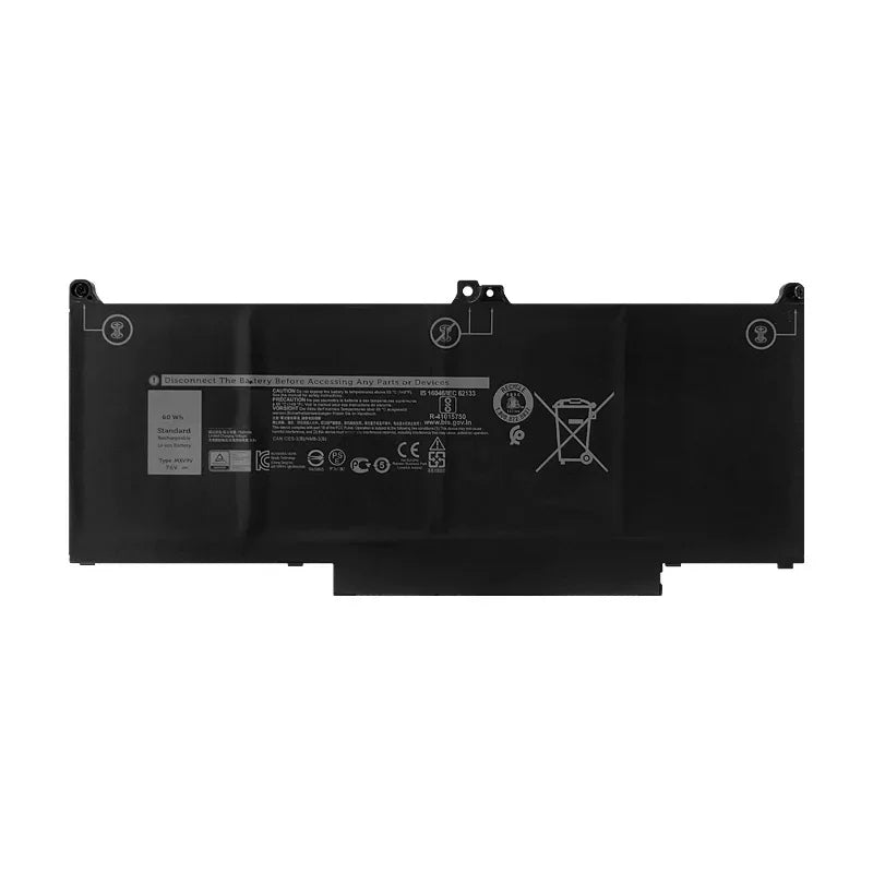 7.6V 60Wh MXV9V Laptop Battery For Dell Latitude 7300 7400 5300 5310 2-in-1 Series P97G001 829MX P99G001 P100G001 5VC2M