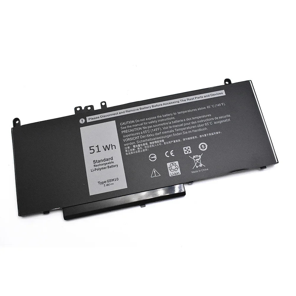 7.4V 51WH New  G5M10 Laptop Battery for Dell Latitude 3150 E5250 E5450 E5550 Notebook 15.6" inch 8V5GX G5M10