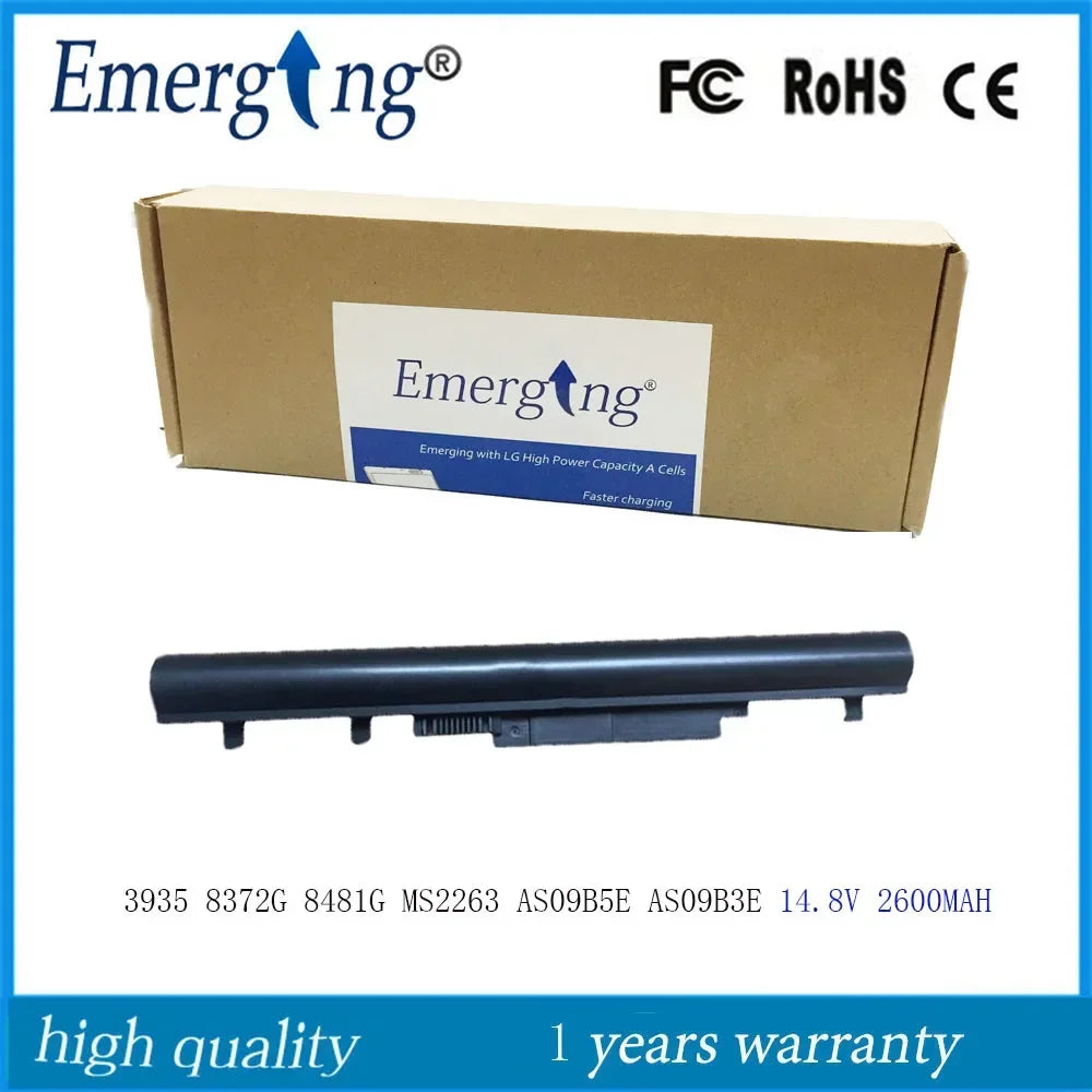 14.8V New Laptop Battery for Acer 3935 8372G 8481G MS2263 AS09B5E AS09B3E AS09B56