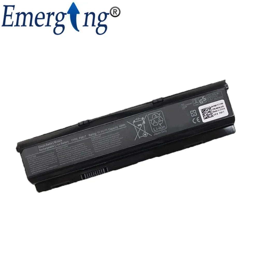 48WH New Laptop Battery F681T for Dell Alienware M15X P08G SQU-724 D951T SQU-722 T779R T780R HC26Y NGPHW W3VX3