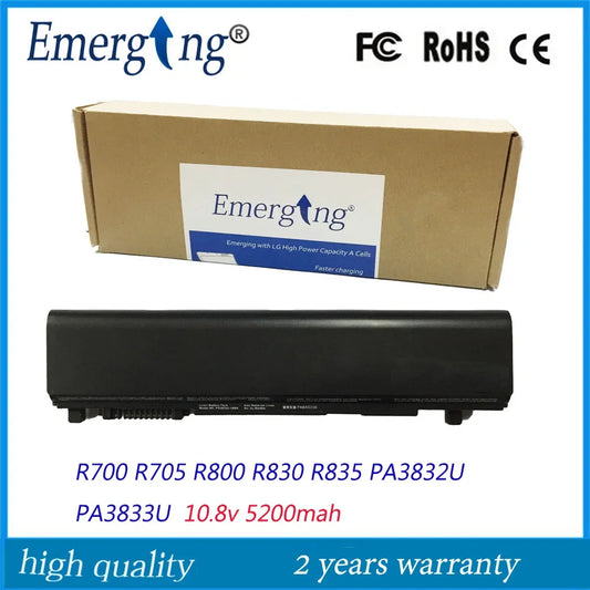 New Laptop Battery for Toshiba Portege R700 R705 R840 PA3832U-1BRS PA3833U PA3930U-1BRS