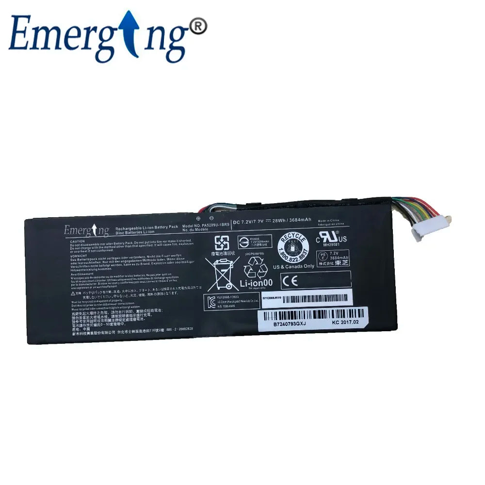 New  28WH Laptop Battery for Toshiba Satellite L10 B003  L10-B003 L15W-B1302 PA5209- 1BRS PA5209