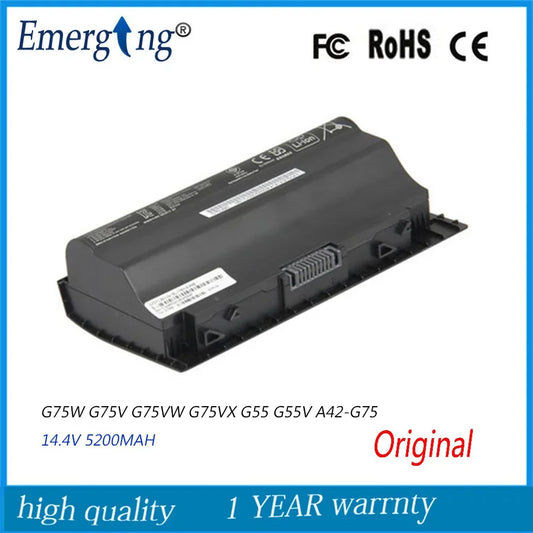 New Original 74WH Laptop Battery for ASUS G75 Series G75V G75VW G75VX G75VM G75V 3D G75VM G75VW G75VXA42-G75