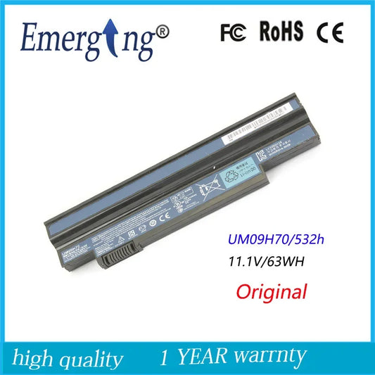 11.1V Original  New Laptop Battery for Acer 532h-2527 ONE 532H UM09H75 AO532h UM09H31 UM09H41 H36 NAV50