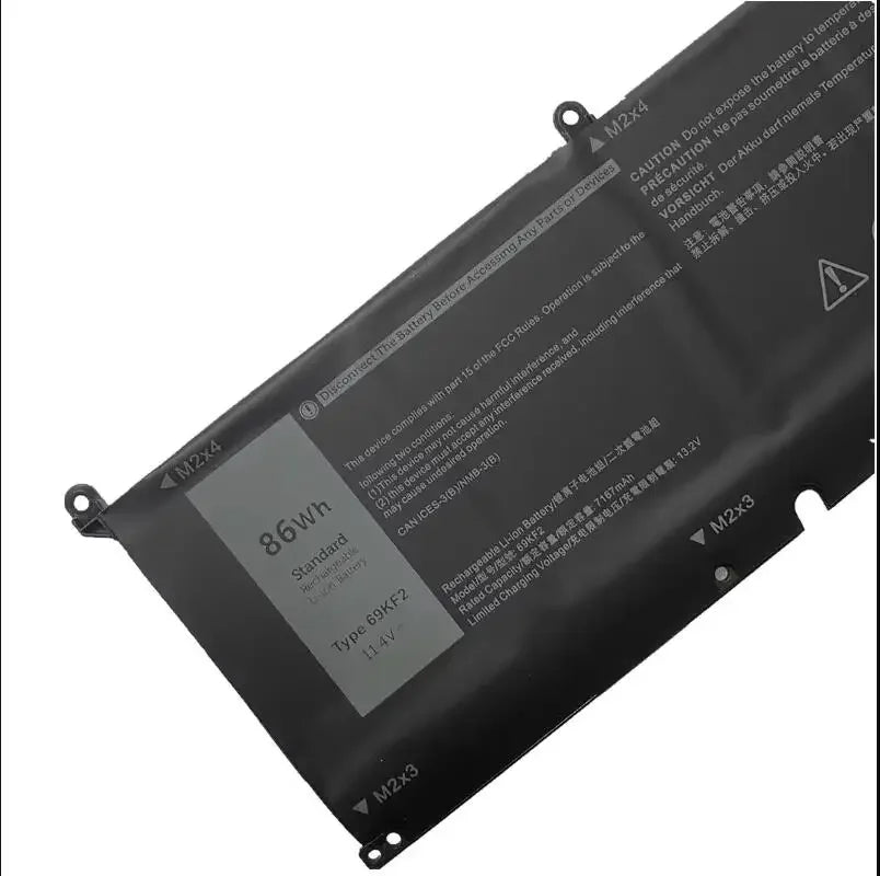 11.4V 86Wh 69KF2 8FCTC Laptop Battery  For Dell  Alienware M15 M17 R3 2020 P87F P45E XPS 15 9500 Precision 5550 Inspiron 7500