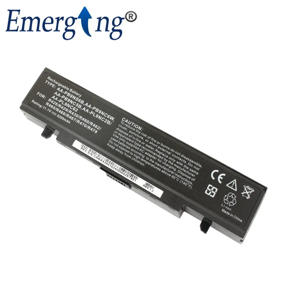 Laptop Battery AA-PB2NC3B For Samsung R428 R429 R460 R439 R467 R468 R470 R440 PB2NC6B AA-PB9NC6B AA-PL9NC2B  AA-PB9NC5B