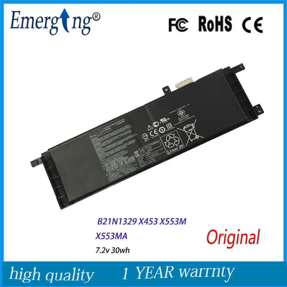 7.2V 30Wh Laptop Battery B21N1329 for ASUS X553MA X453 X453MA Ultrabook Series X553MA-DB01 X453MA-0051AN2830