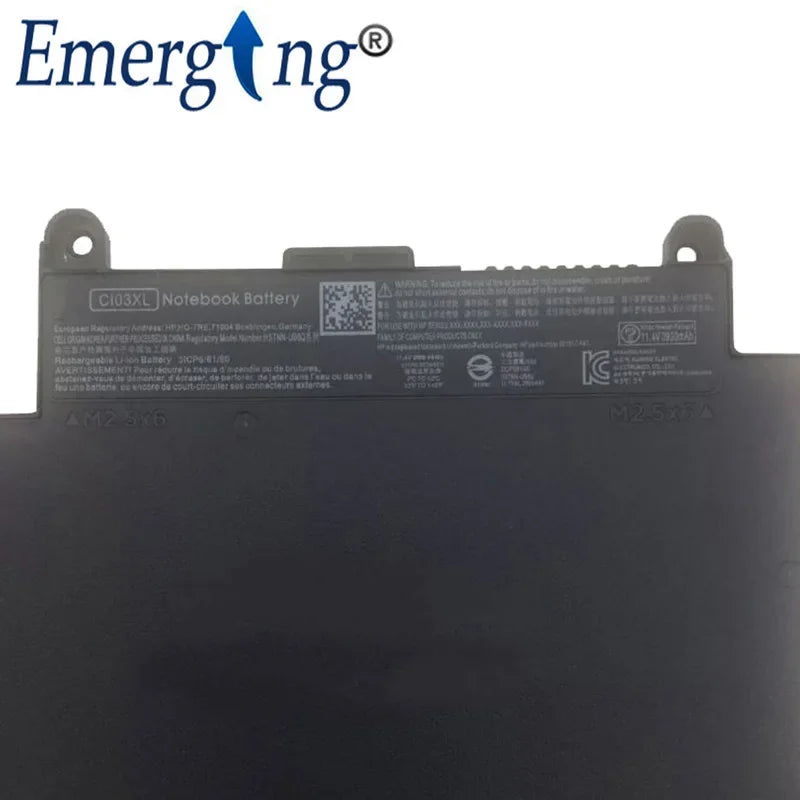 11.4V 48Wh New Original Laptop Battery CI03XL for HP  ProBook 640 645 650 655 G2  CI03 HSTNN-UB6Q 801554-001