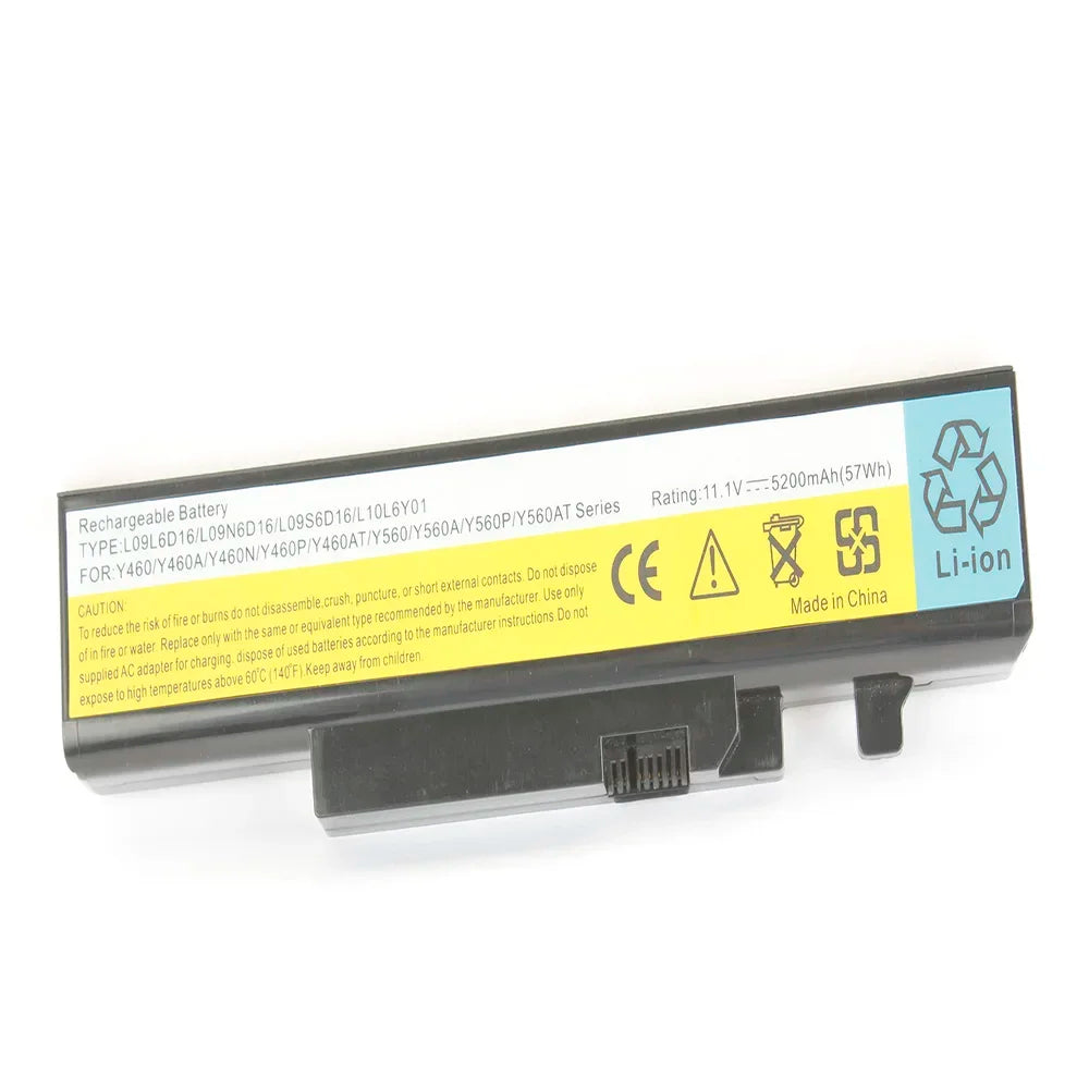 11.1v 5200mah Japanese Cell New Laptop Battery for lenovo   Y550 Y460 Y460A Y560 L09N6D16