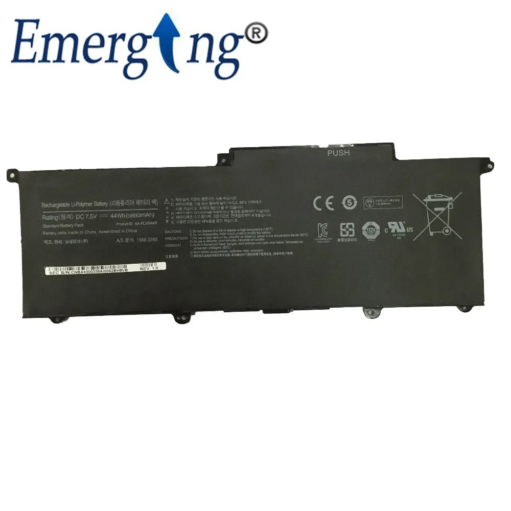 7.5V 44Wh New Laptop Battery For Samsung 900X3B NP900X3E 900X3F 900X3G AA-PLXN4AR  AA-PBXN4AR 900X3C-A01 900X3C-A0