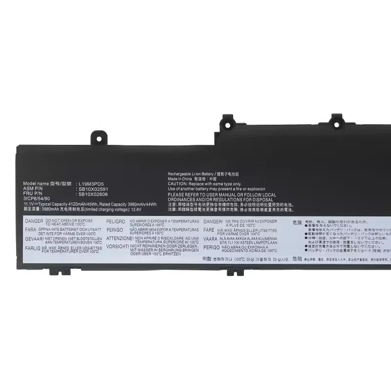 11.1V 45WH L19C3PD5 L19D3PD5 L19L3PD5 L19D3PD5 Laptop Battery For Lenovo ThinkPad E14  Gen E15 Gen 2 Series