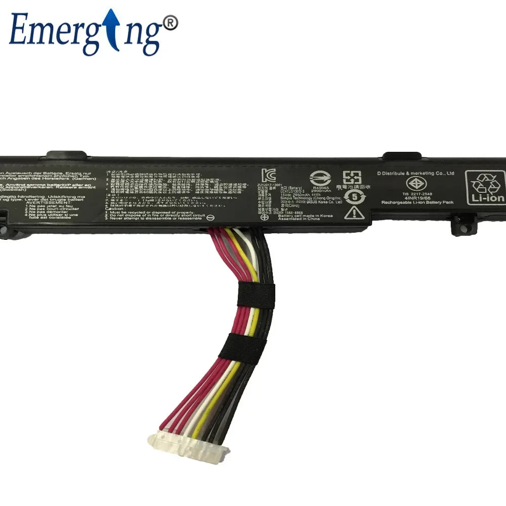 New 15V Laptop Battery for ASUS A41-X550E  X450 X450E X450J X450JF A450J A450JF A450E F450 F450C F450V F450E