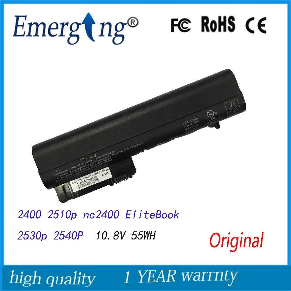 10.8V 55WH New Original Laptop Battery for HP  Business Notebook 2400 2510p nc2400 EliteBook 2530p 2540P