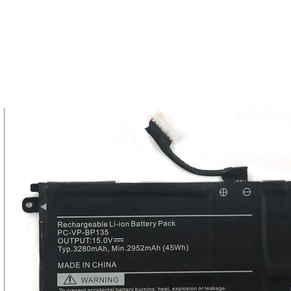 PC-VP-BP135 Laptop Battery For NEC 4ICP6/42/85  BP135 Tablet PC 15V 45Wh 3280mAh