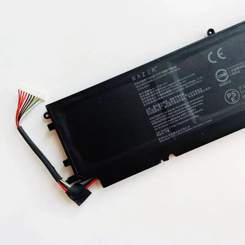 11.55V 53.1Wh 4602mAh New Laptop Battery RC30-0281 For Razer Blade Stealth 13 2018 2019 GTX 1650 Max-Q RZ09-03102E52-R3U1