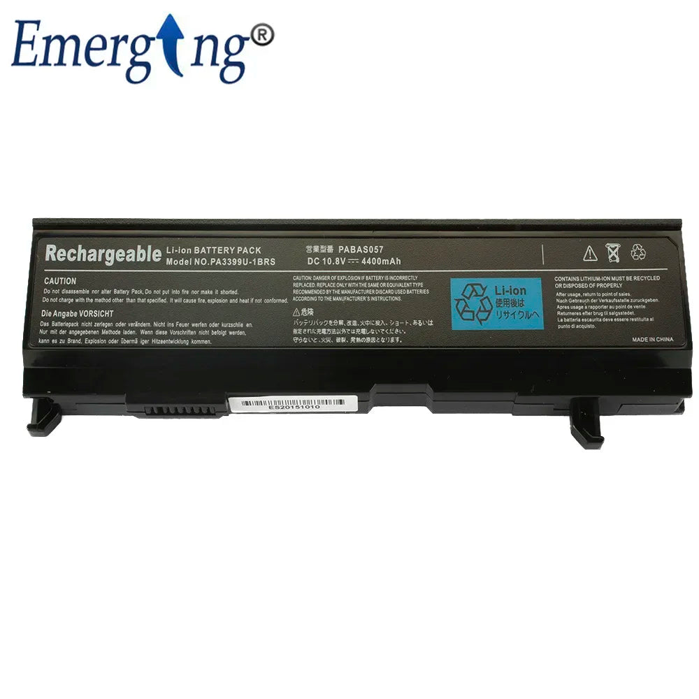 Laptop Battery for Toshiba Satellite A100-153 PA3399U-1BAS PA3399U-1BRS PA3400U PA3478U Dynabook CX/45A  M50-164