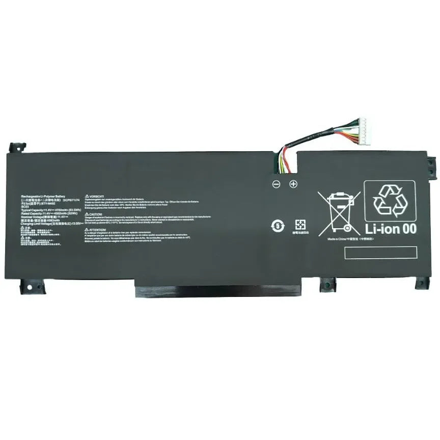 11.4V 53.5WH  BTY-M492 New Laptop Battery For MSI  Sword 15 A11UD A11UE Pulse GL66 GL76 Katana GF66