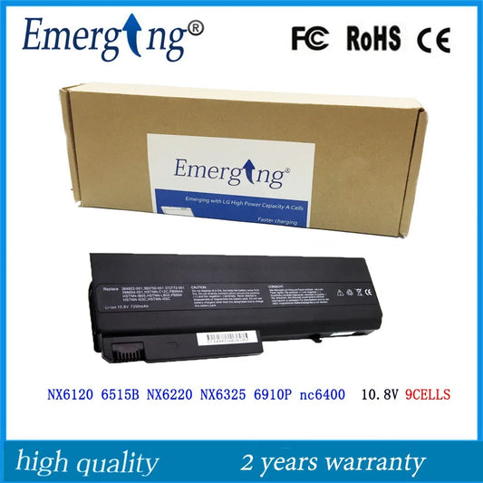 10.8V 9Cell New Laptop Battery for HP Compaq  NX6120 6515B NX6220 NX6325 6910P nc6400