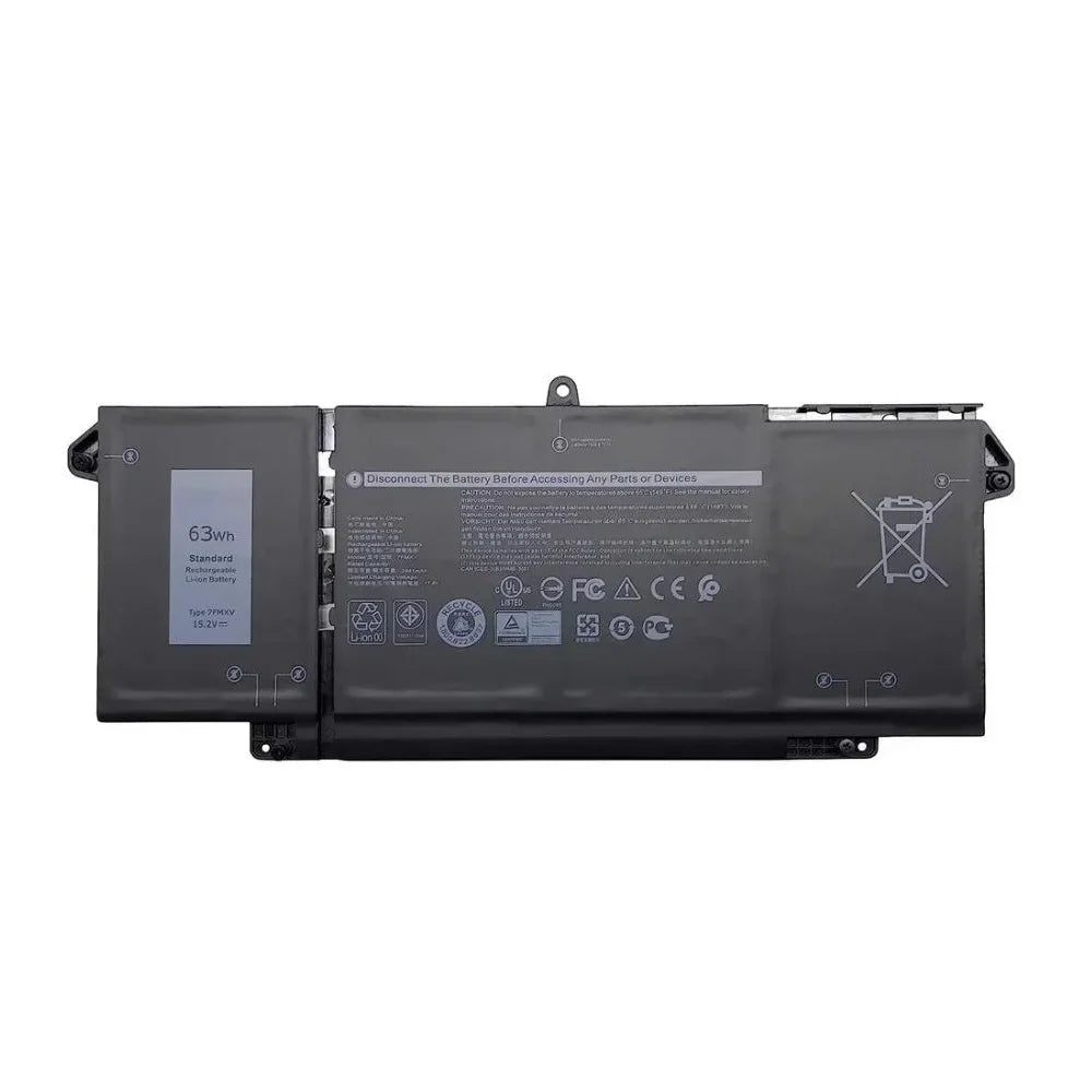 15.2V New 7FMXV 9JM71 Laptop Battery  For DELL Latitude 13 5320 2-in-1 14 7420 7520 4M1JN HDGJ8 TN2GY 0TN2GY MHR4G 1PP63