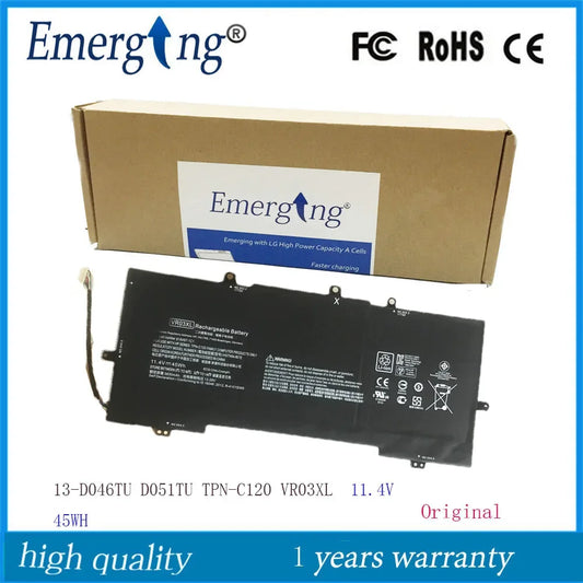 11.4V 45wh New Original  Laptop Battery VR03XL for HP ENVY13-D046TU D051TU TPN-C120 VR03XL